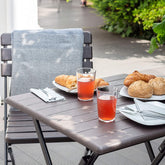 Folding Table With Wooden Design